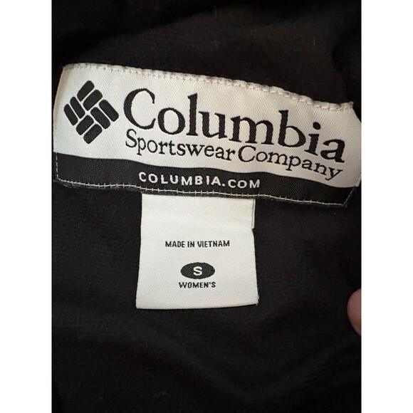 Columbia Snow Pants Womens Small (actual 33x30) Black Hi-Rise Flat Front Button - Picture 7 of 9